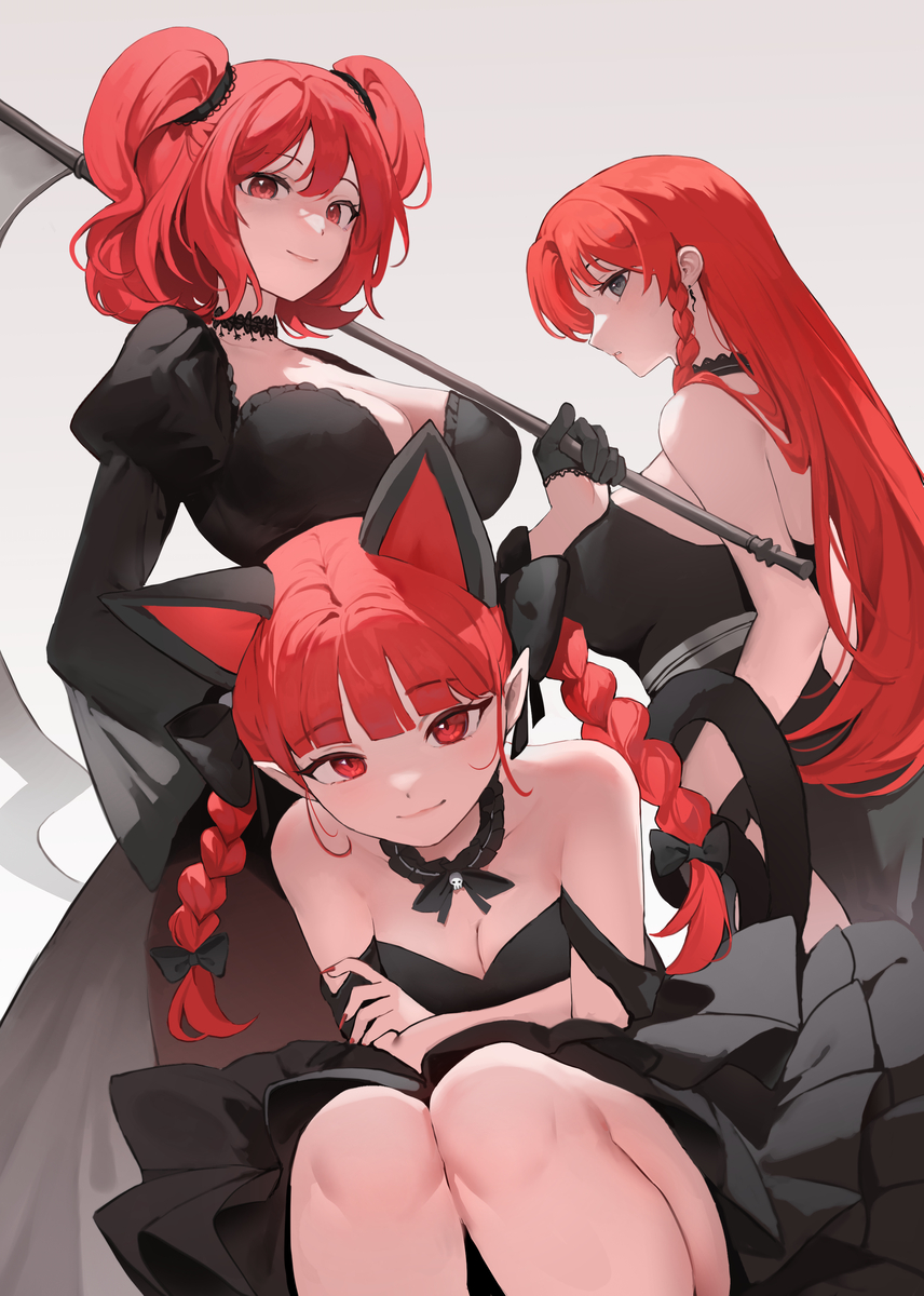 This is a pixiv picture whose title is 紅.