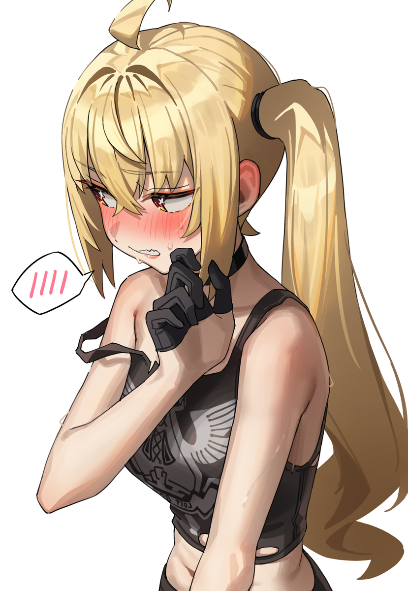 This is a pixiv picture whose title is 照れルーシー.