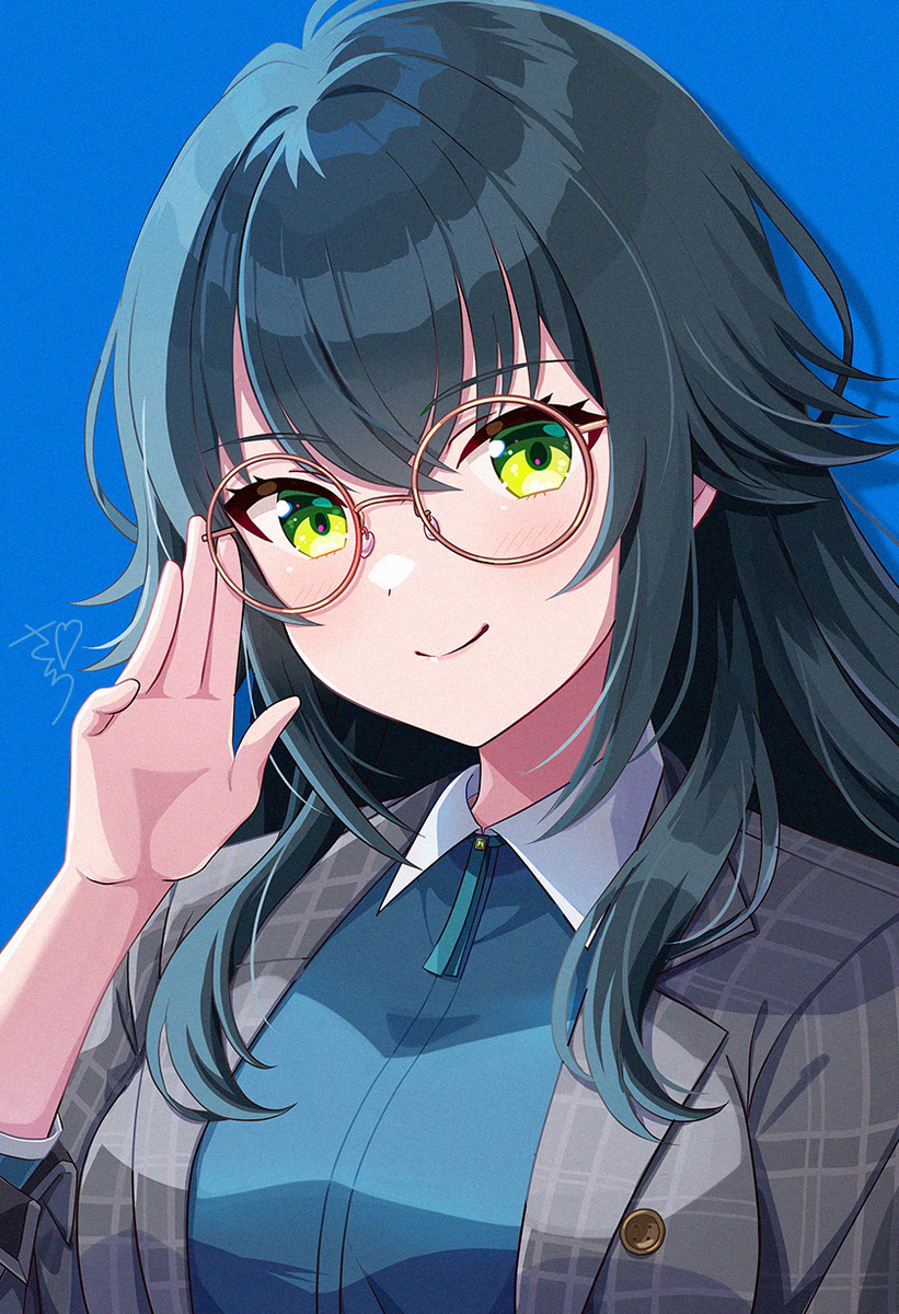This is a pixiv picture whose title is 手毬👓.