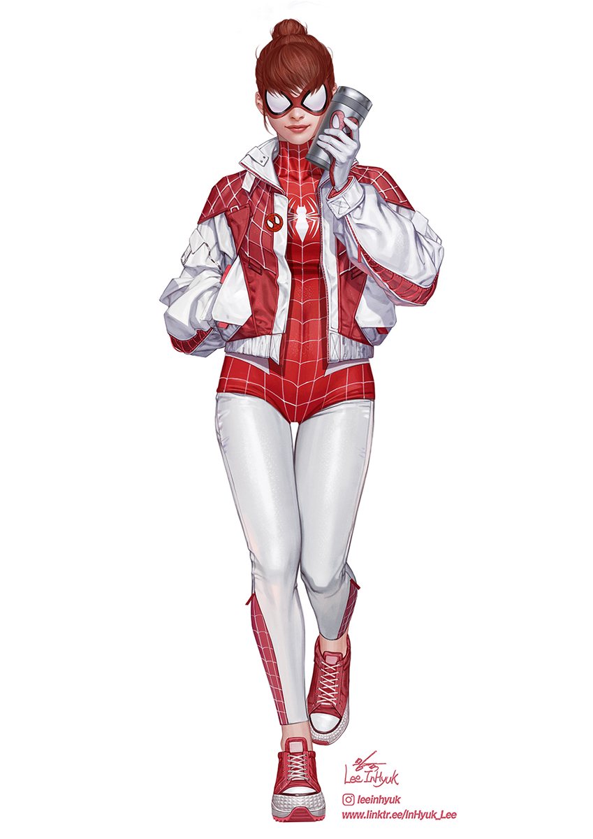 This is a pixiv picture whose title is Spinneret (Mary Jane Watson-Park.