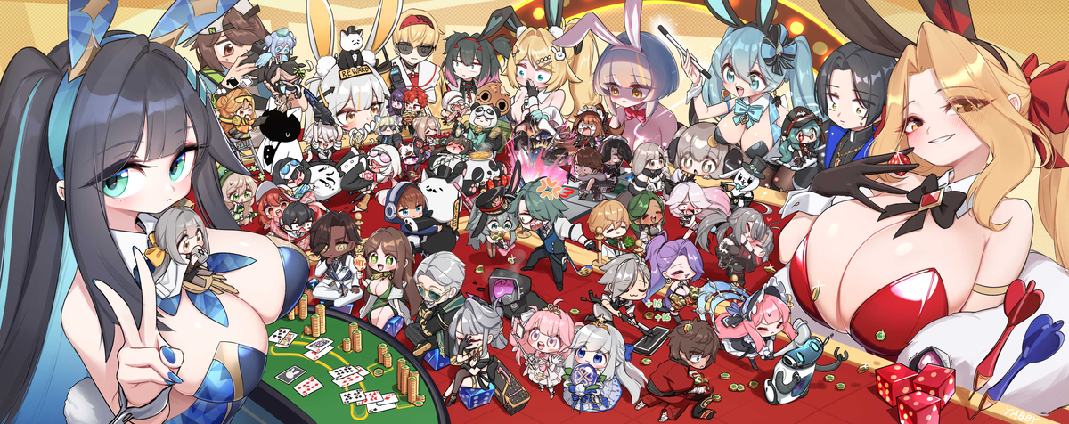 This is a pixiv picture whose title is LUMIA CASINO.
