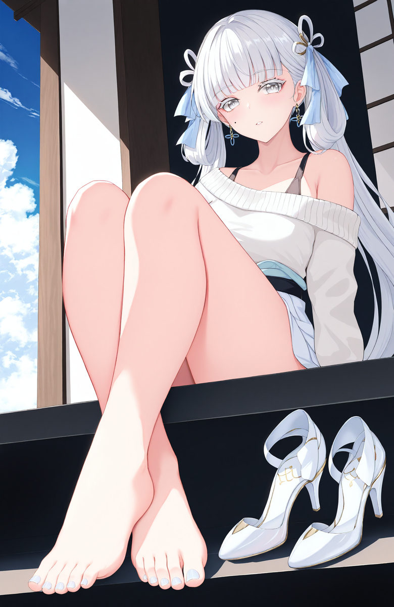 This is a pixiv picture whose title is 今汐.