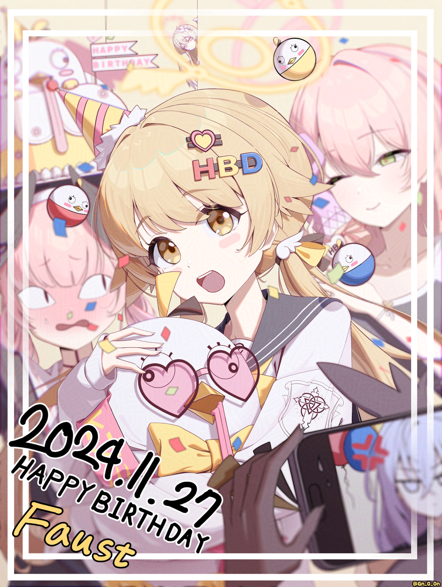 This is a pixiv picture whose title is Happy Birthday ヒフミ!!.