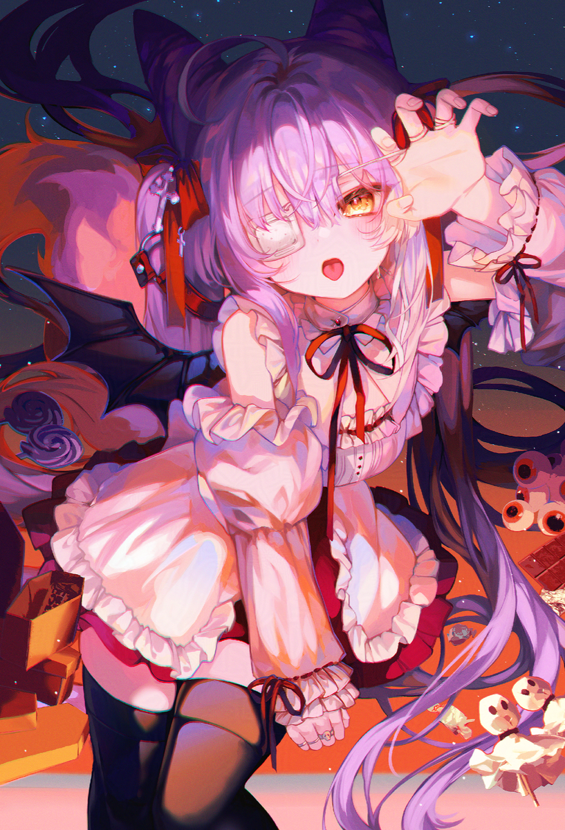 This is a pixiv picture whose title is Trick or treat!.