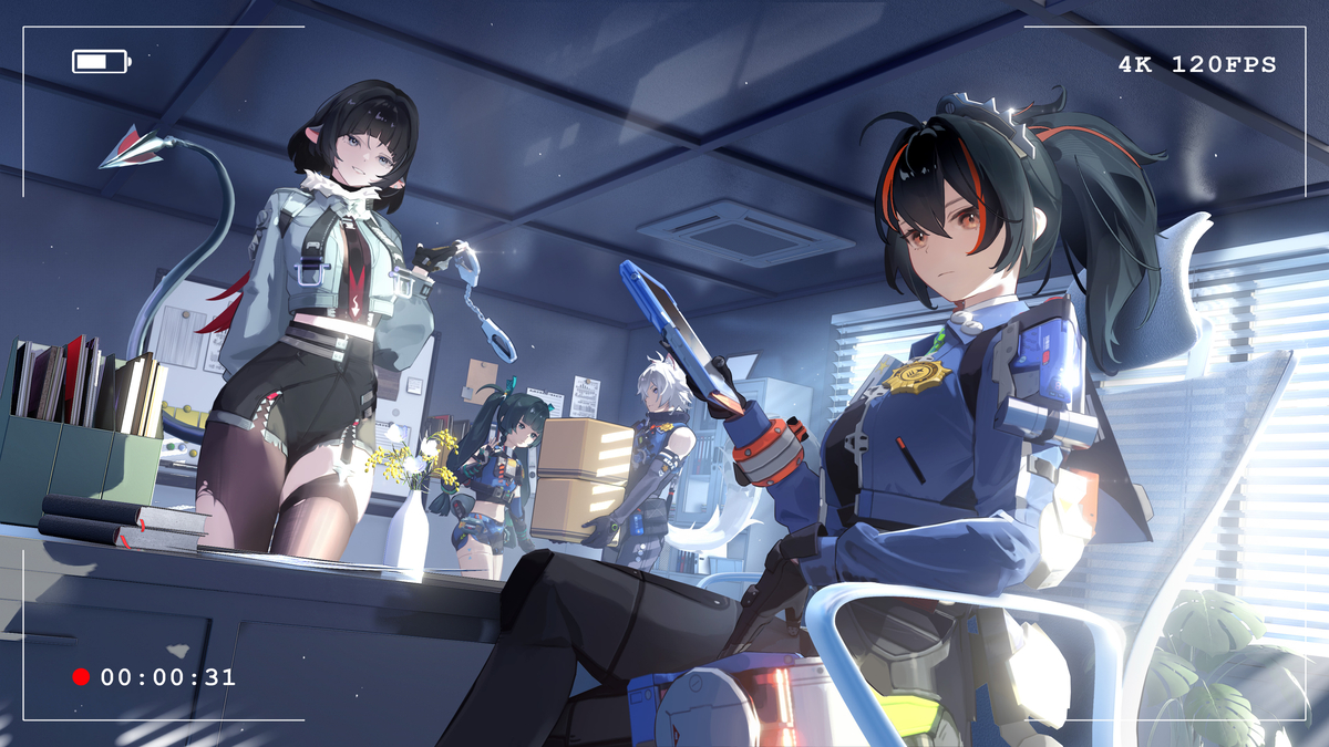 This is a pixiv picture whose title is 刑警特警組日常.