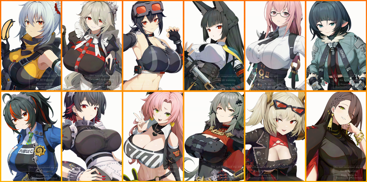 This is a pixiv picture whose title is ゼンレスゾーンゼロ秀峰12座.