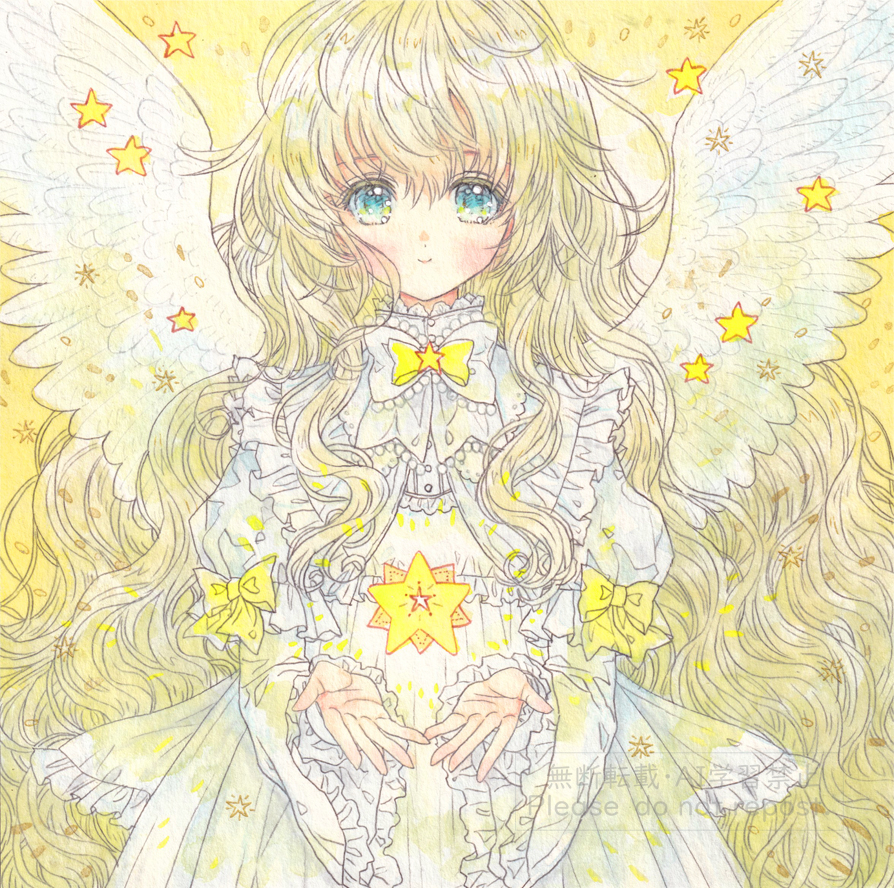 This is a pixiv picture whose title is 星に願いを.