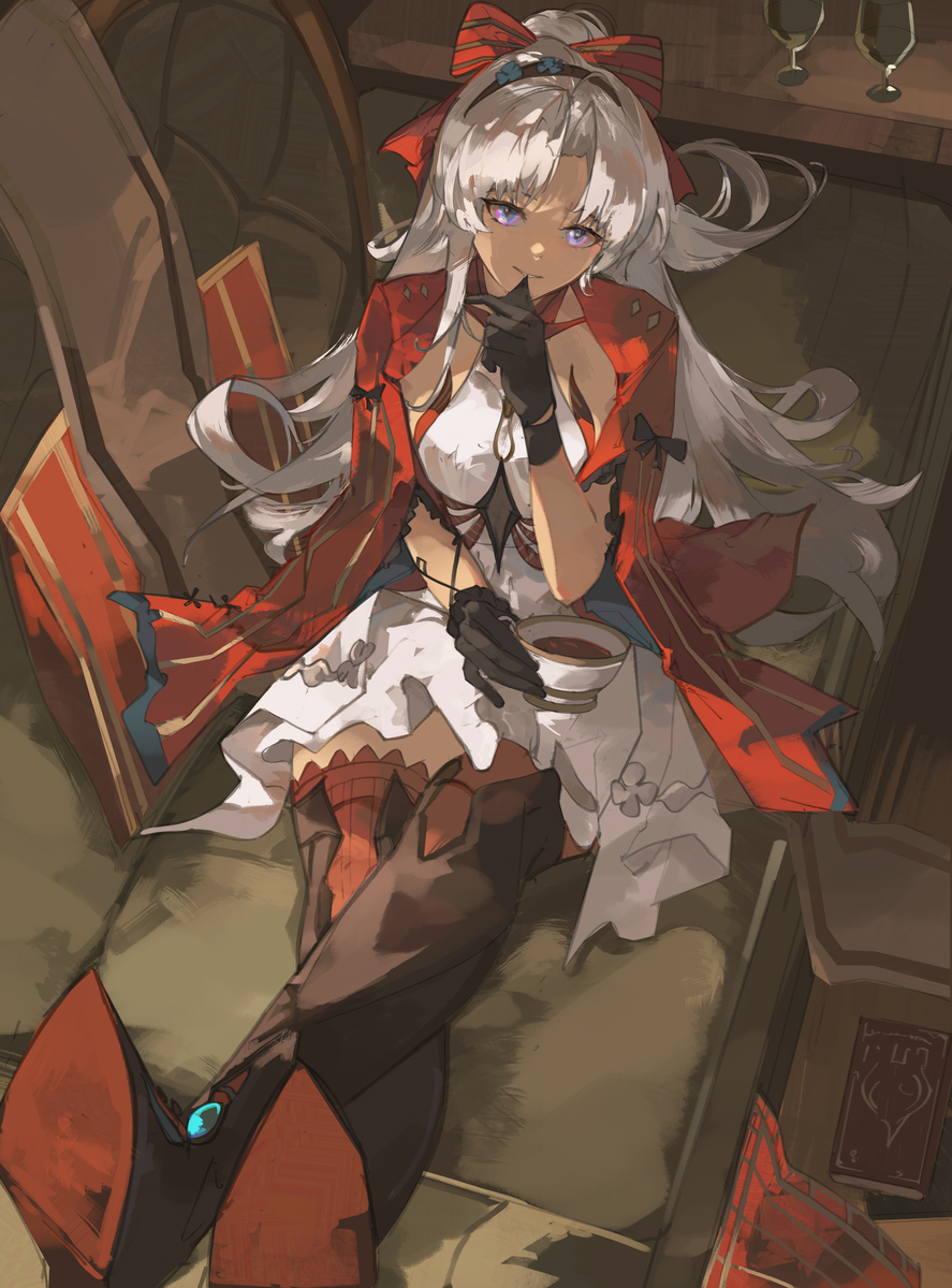 This is a pixiv picture whose title is Carlotta.