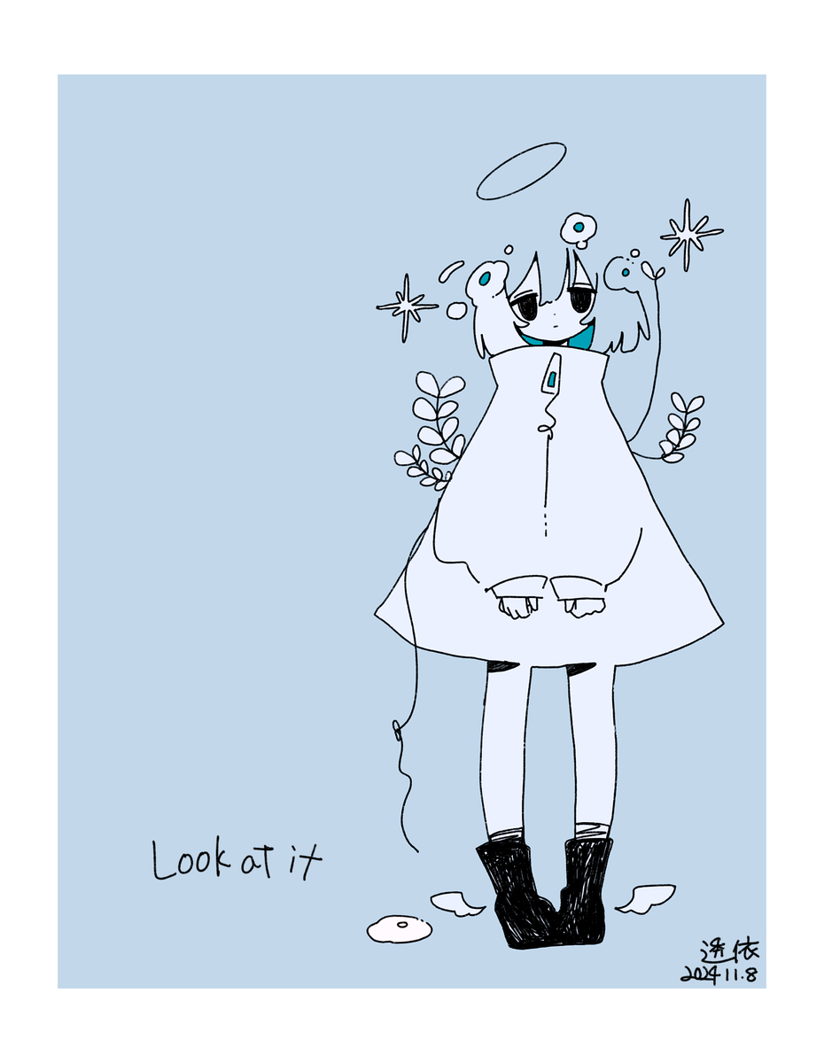 This is a pixiv picture whose title is Look at it.