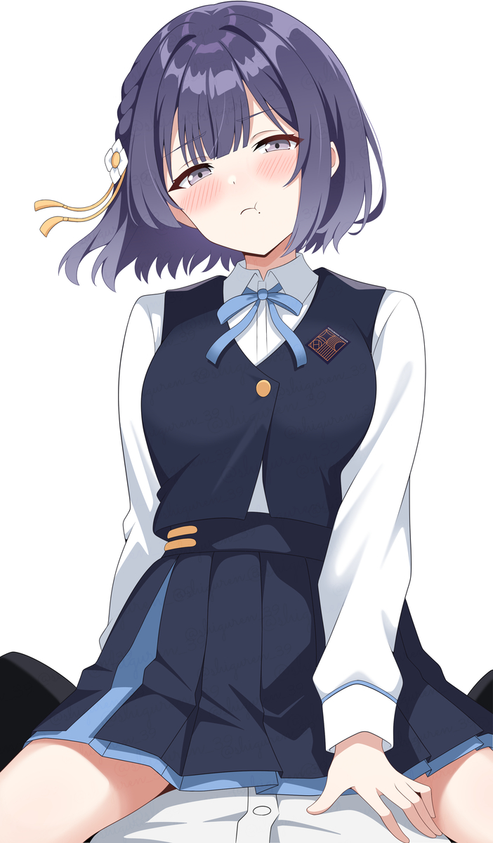 This is a pixiv picture whose title is マウンティング秦谷美鈴.