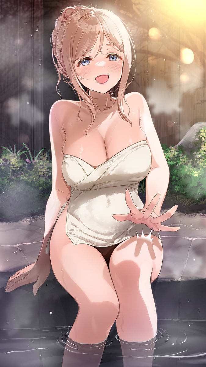 This is a pixiv picture whose title is 【389+】　「ほら、膝枕だよ！」.