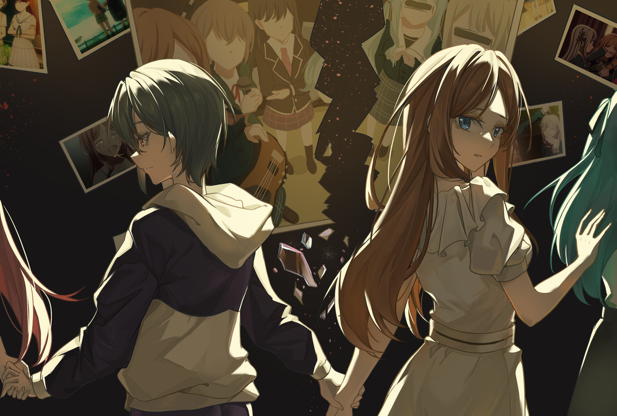 This is a pixiv picture whose title is 同路人.