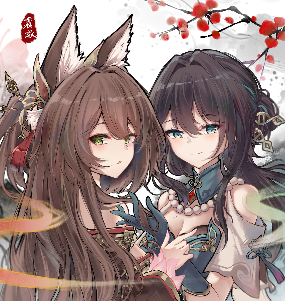 This is a pixiv picture whose title is 忘归人x阮梅.