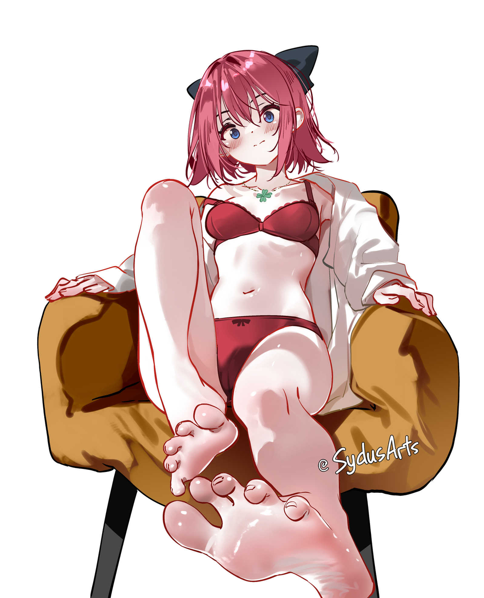 This is a pixiv picture whose title is Wakana Feet Commission.