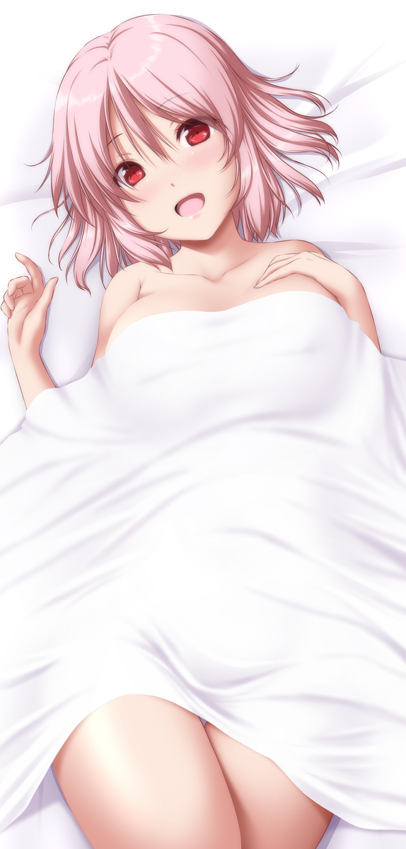 This is a pixiv picture whose title is 抱き枕風幽々子様.