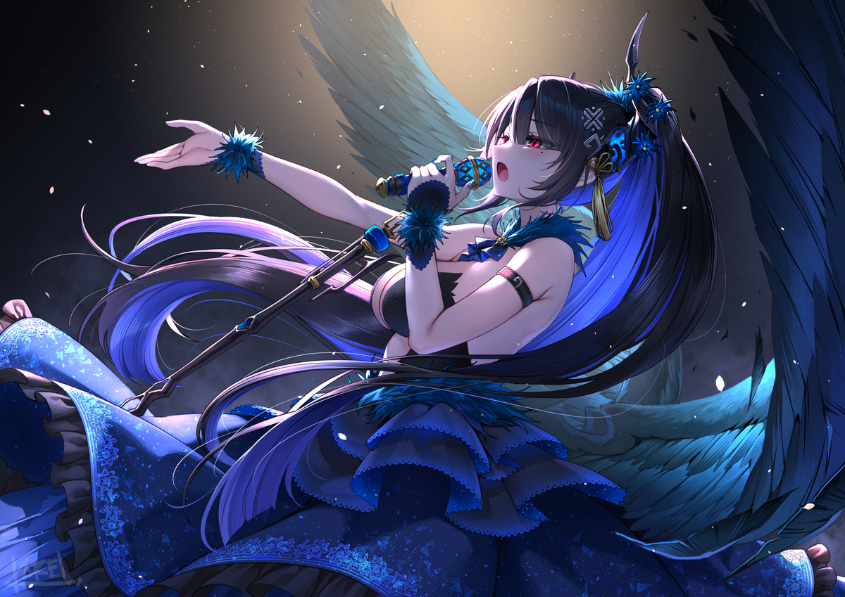 This is a pixiv picture whose title is 依頼絵.