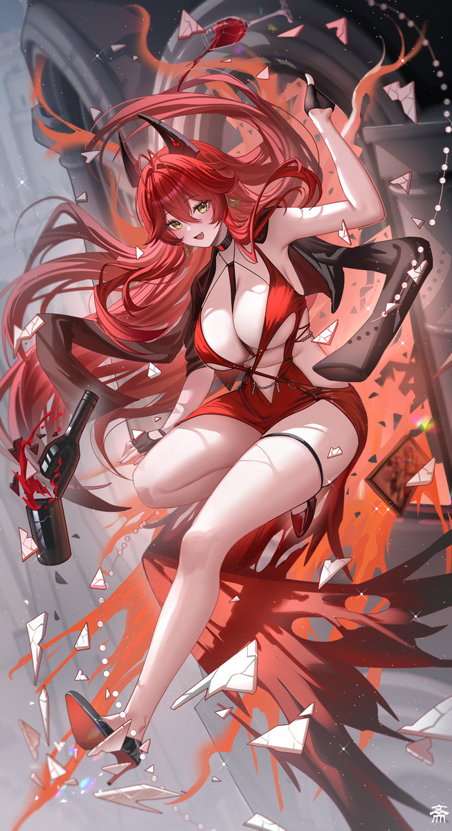 This is a pixiv picture whose title is レッドフード.