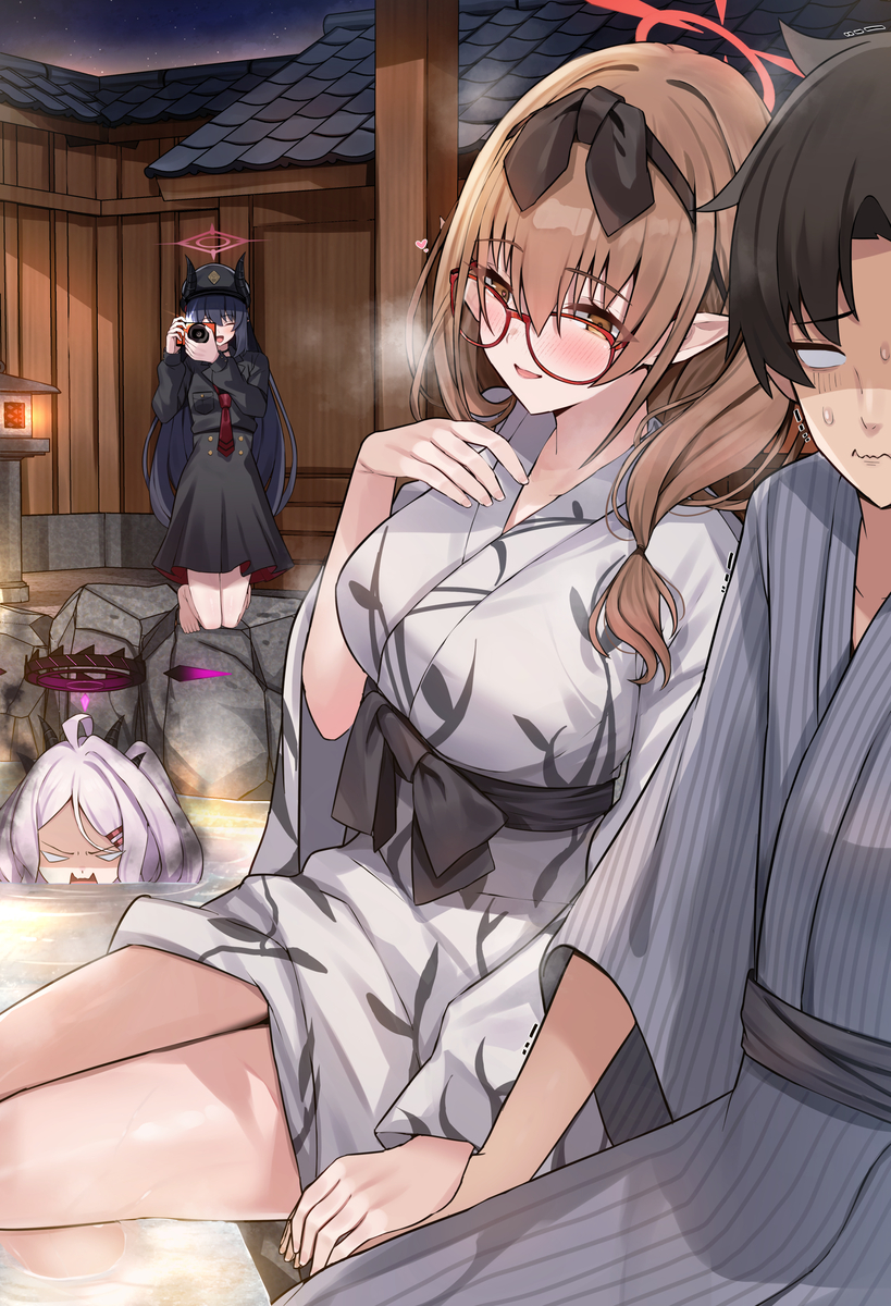 This is a pixiv picture whose title is 先生にだけ私の全部見せてあげます♡.