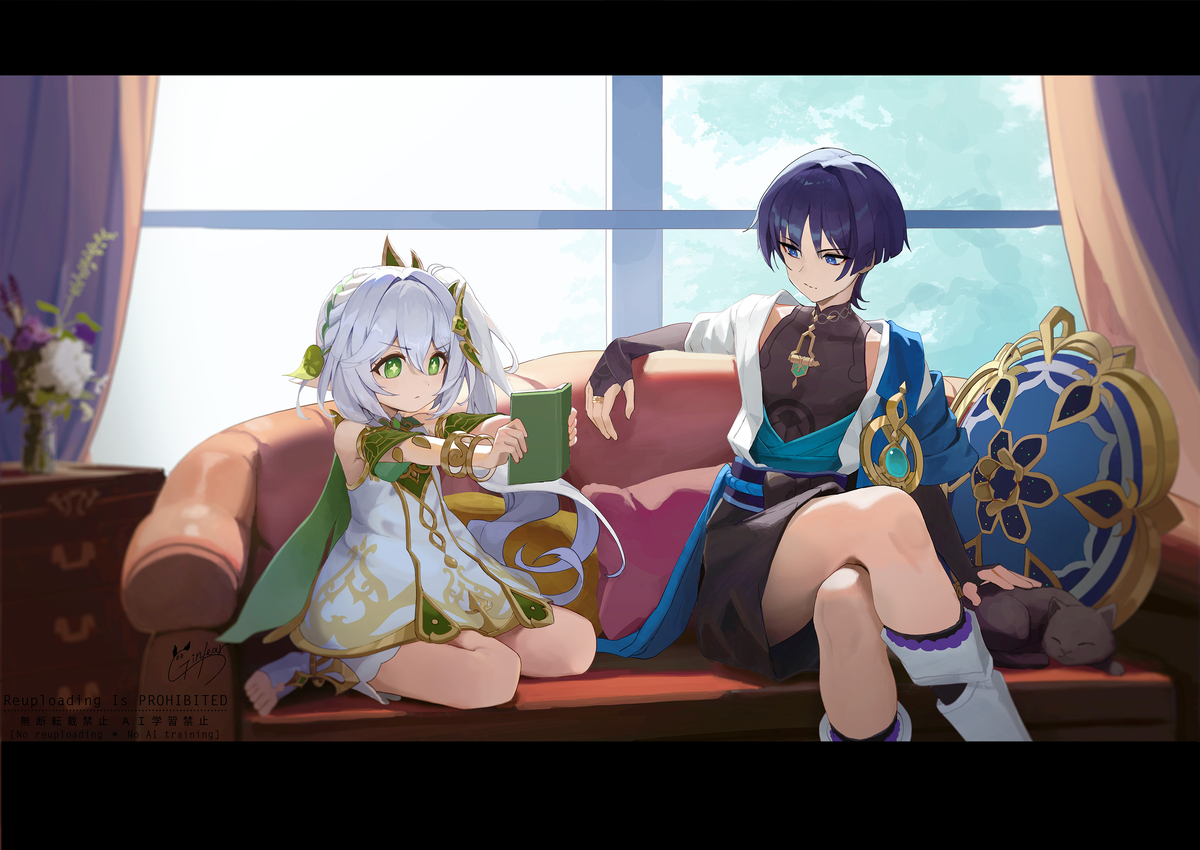 This is a pixiv picture whose title is 無題.