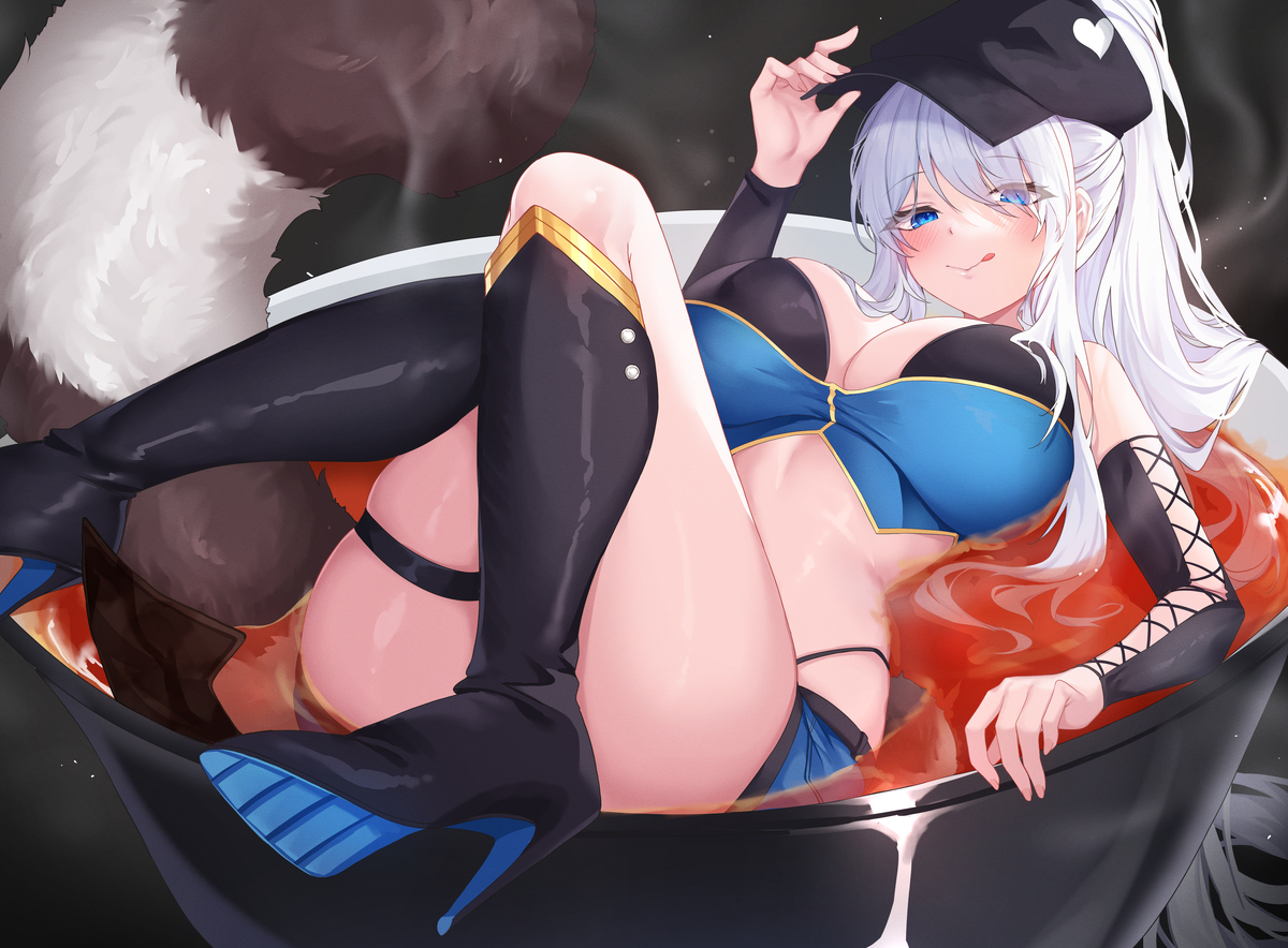 This is a pixiv picture whose title is commission.