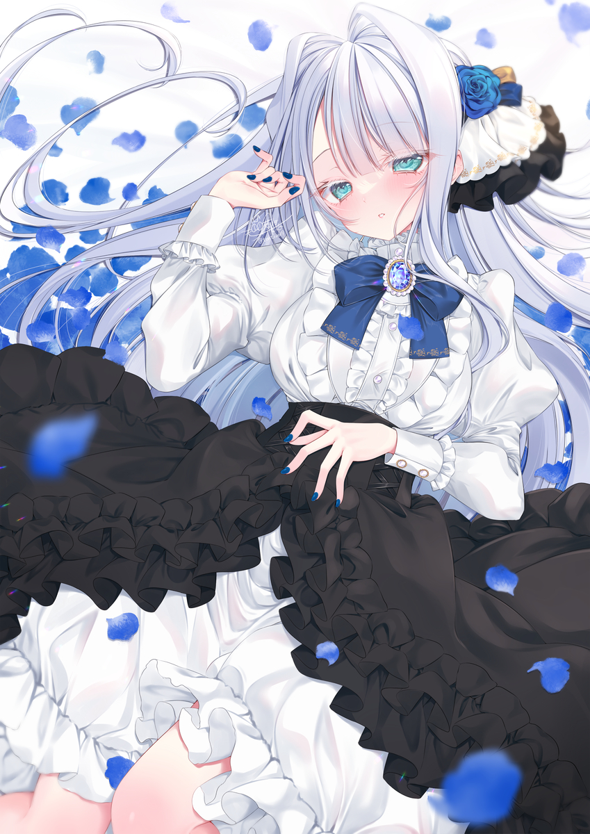 This is a pixiv picture whose title is 綴.