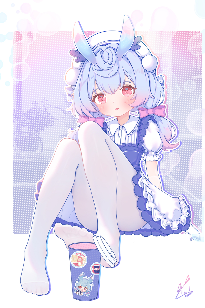 This is a pixiv picture whose title is 希格雯特调（雪糕x）咖啡.