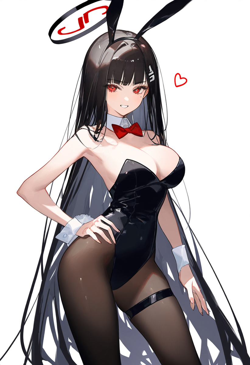 This is a pixiv picture whose title is 兔女郎莉音.