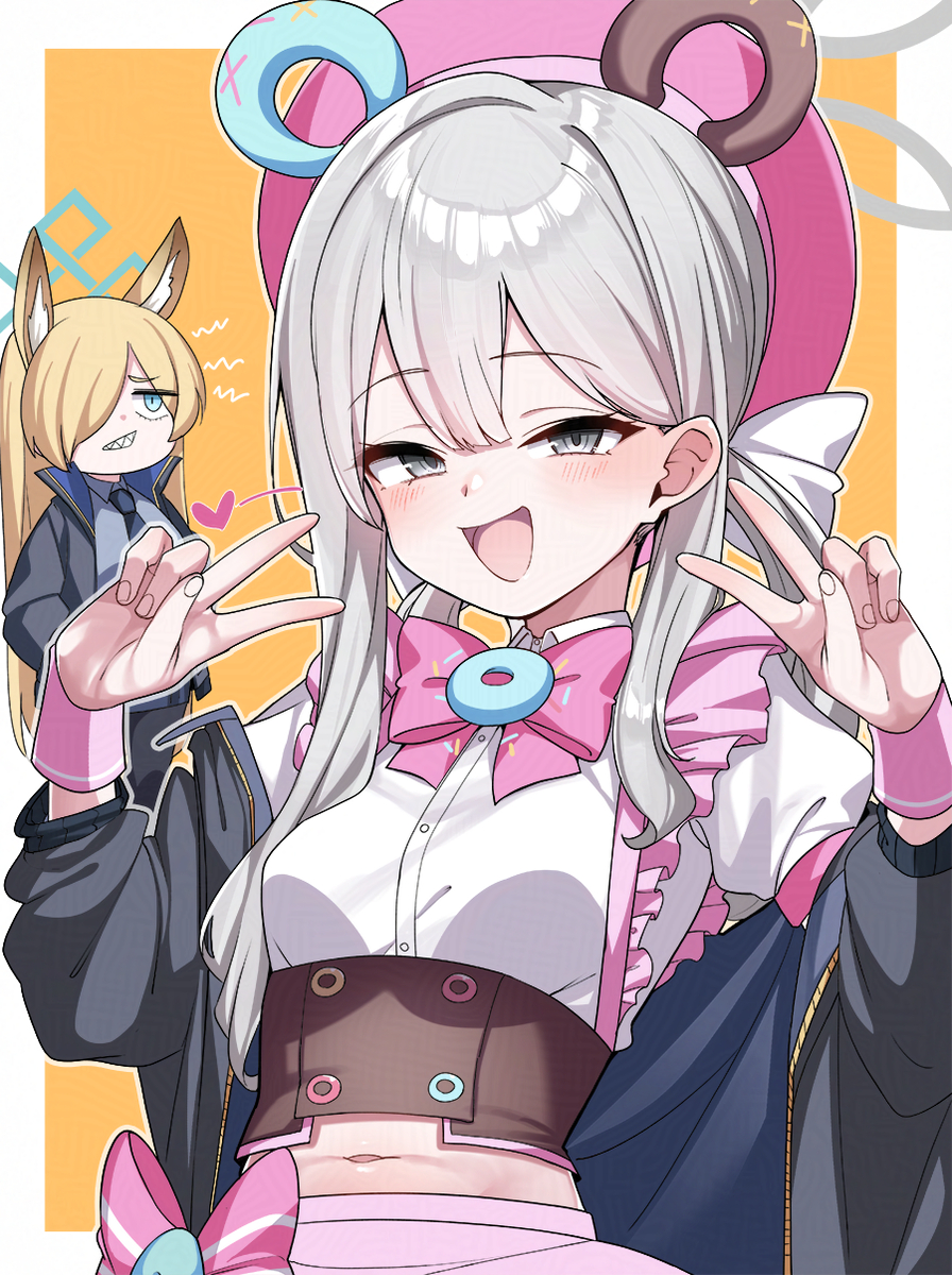 This is a pixiv picture whose title is アイドルコノカとカンナ.