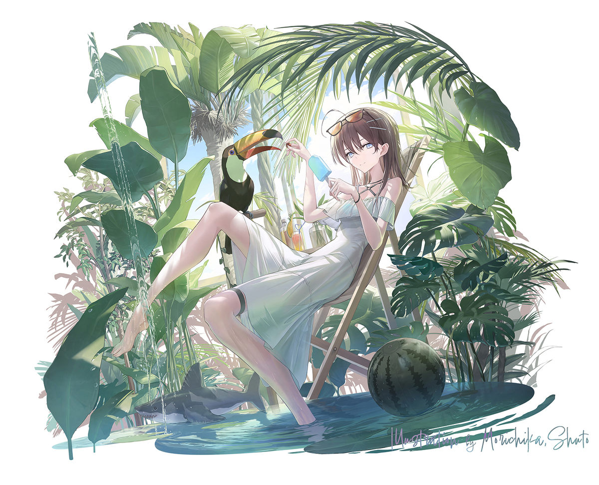 This is a pixiv picture whose title is Summer mood.