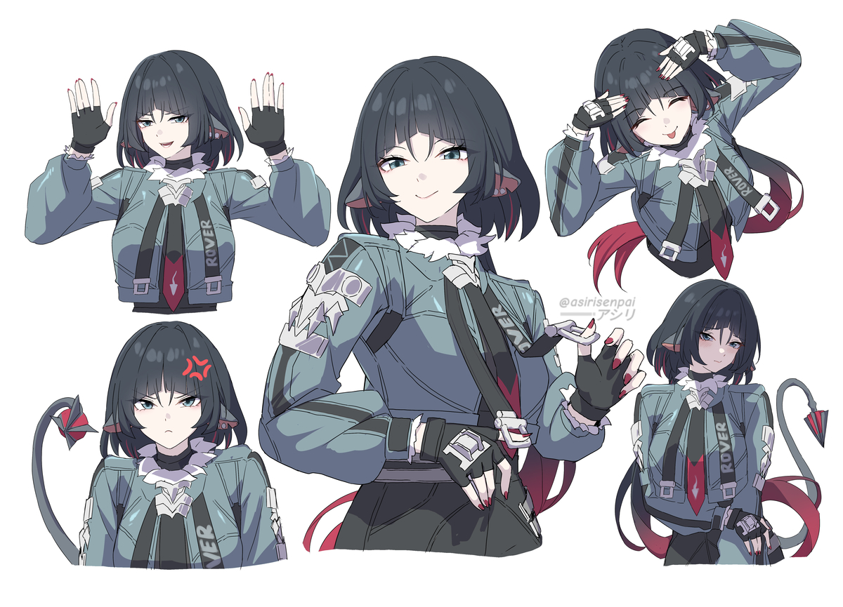 This is a pixiv picture whose title is Jane doe.