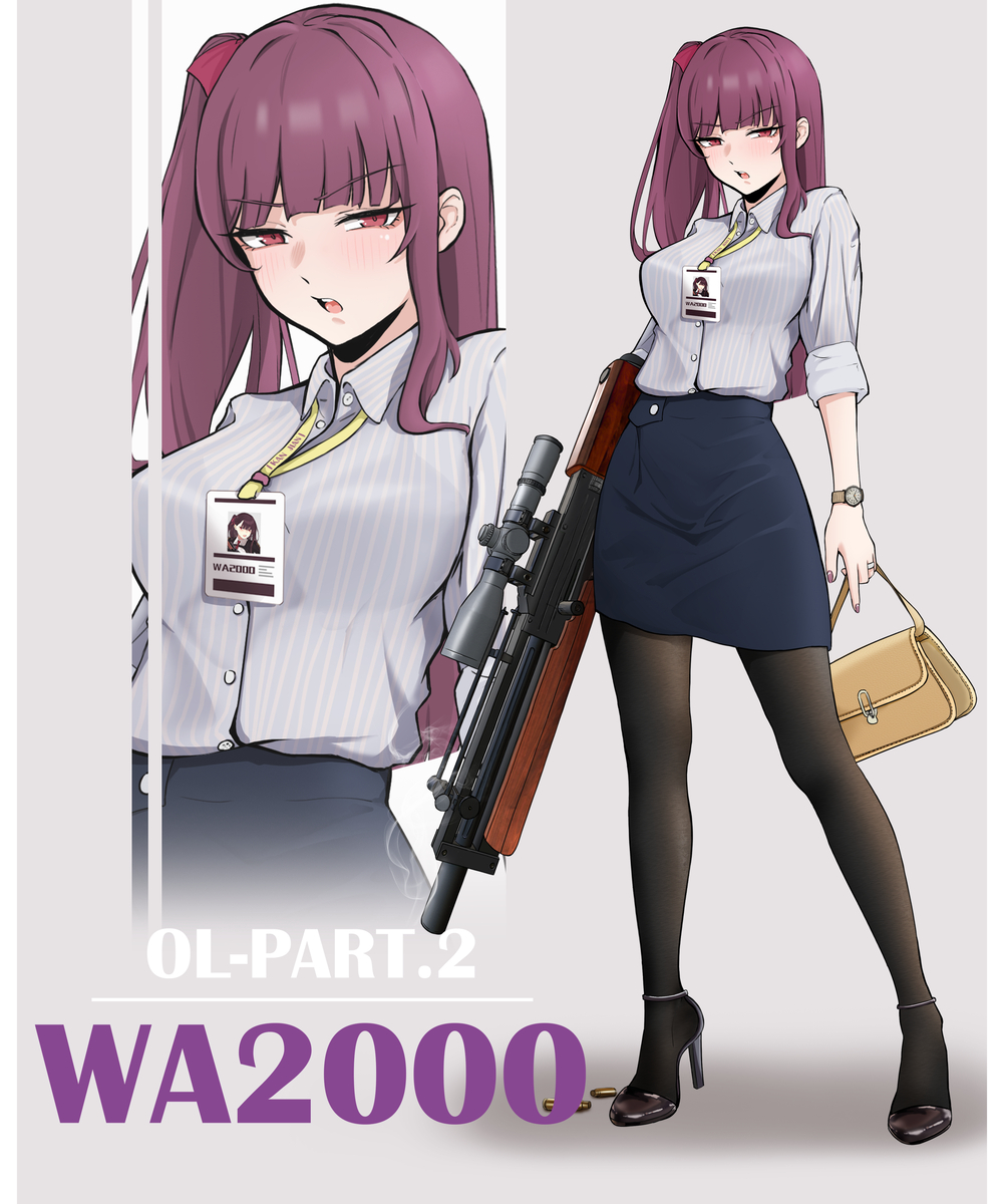 This is a pixiv picture whose title is OL WA2000.