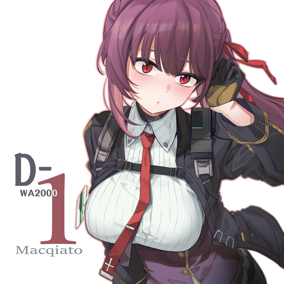 This is a pixiv picture whose title is D-1!! マキアート.