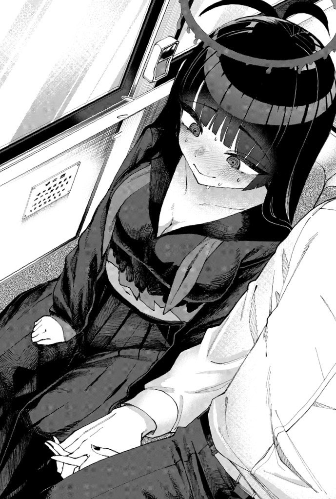 This is a pixiv picture whose title is こっそり手を繋ごうねツルギちゃん。.