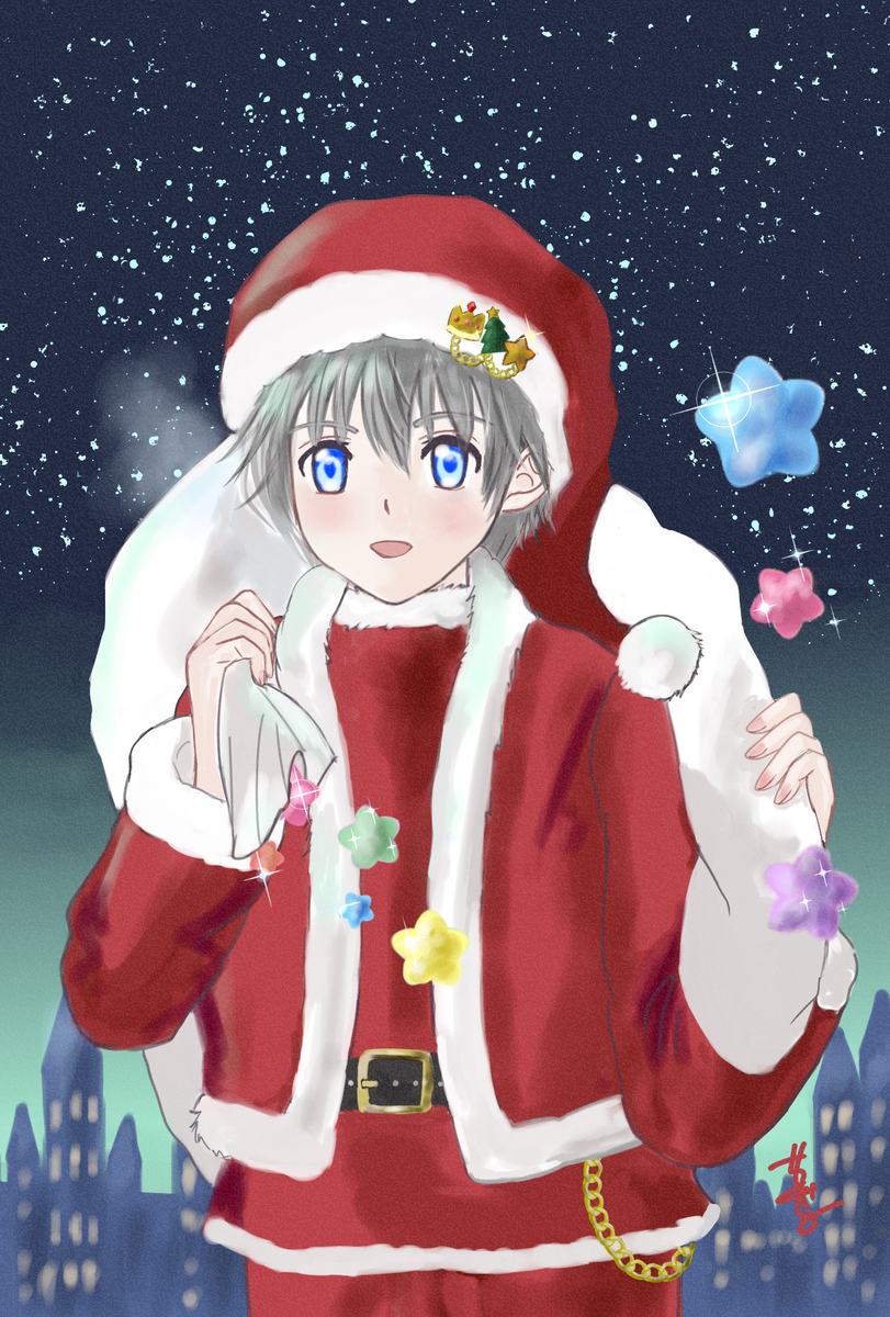 This is a pixiv picture whose title is 🎁とちサンタのプレゼント🎁.