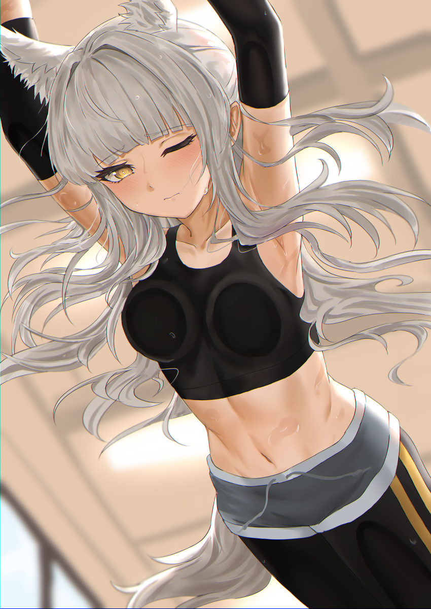 This is a pixiv picture whose title is 何かに敗北したチナちゃん.