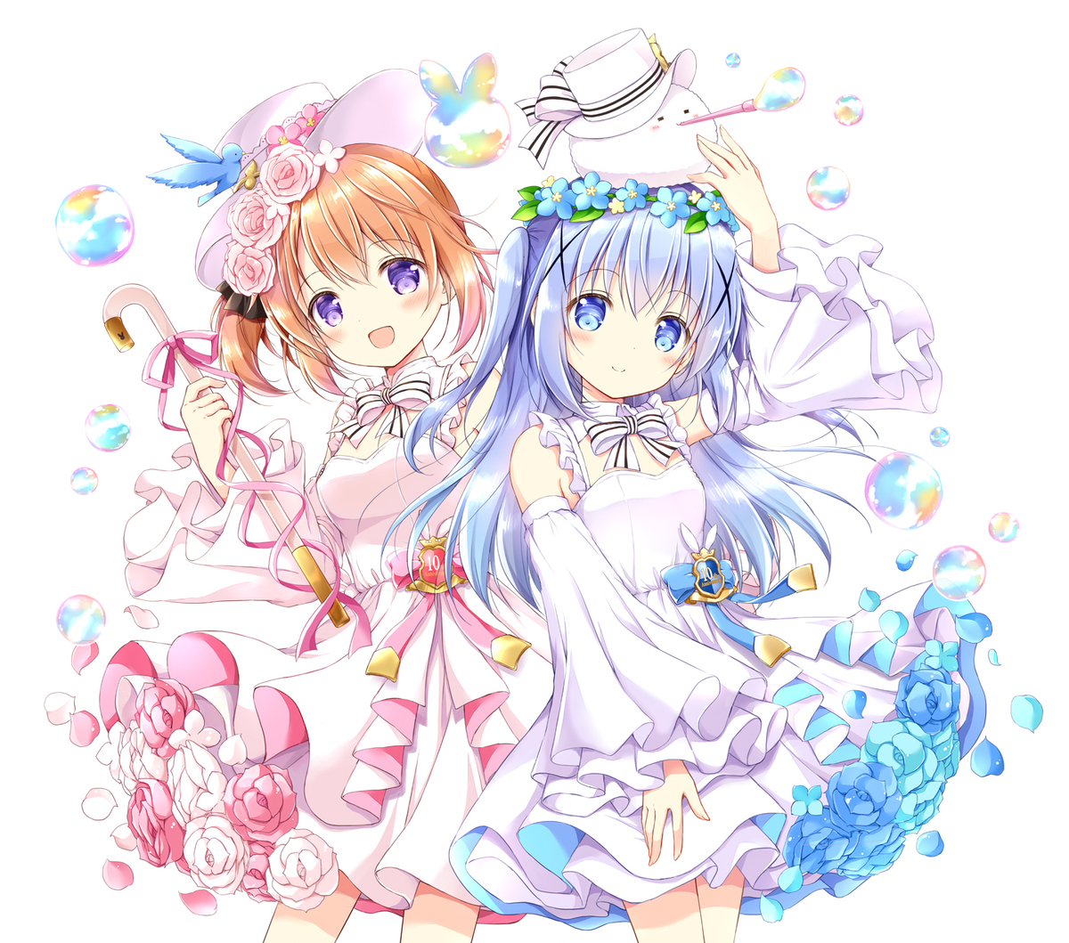 This is a pixiv picture whose title is アニメ１０周年ココチノ.