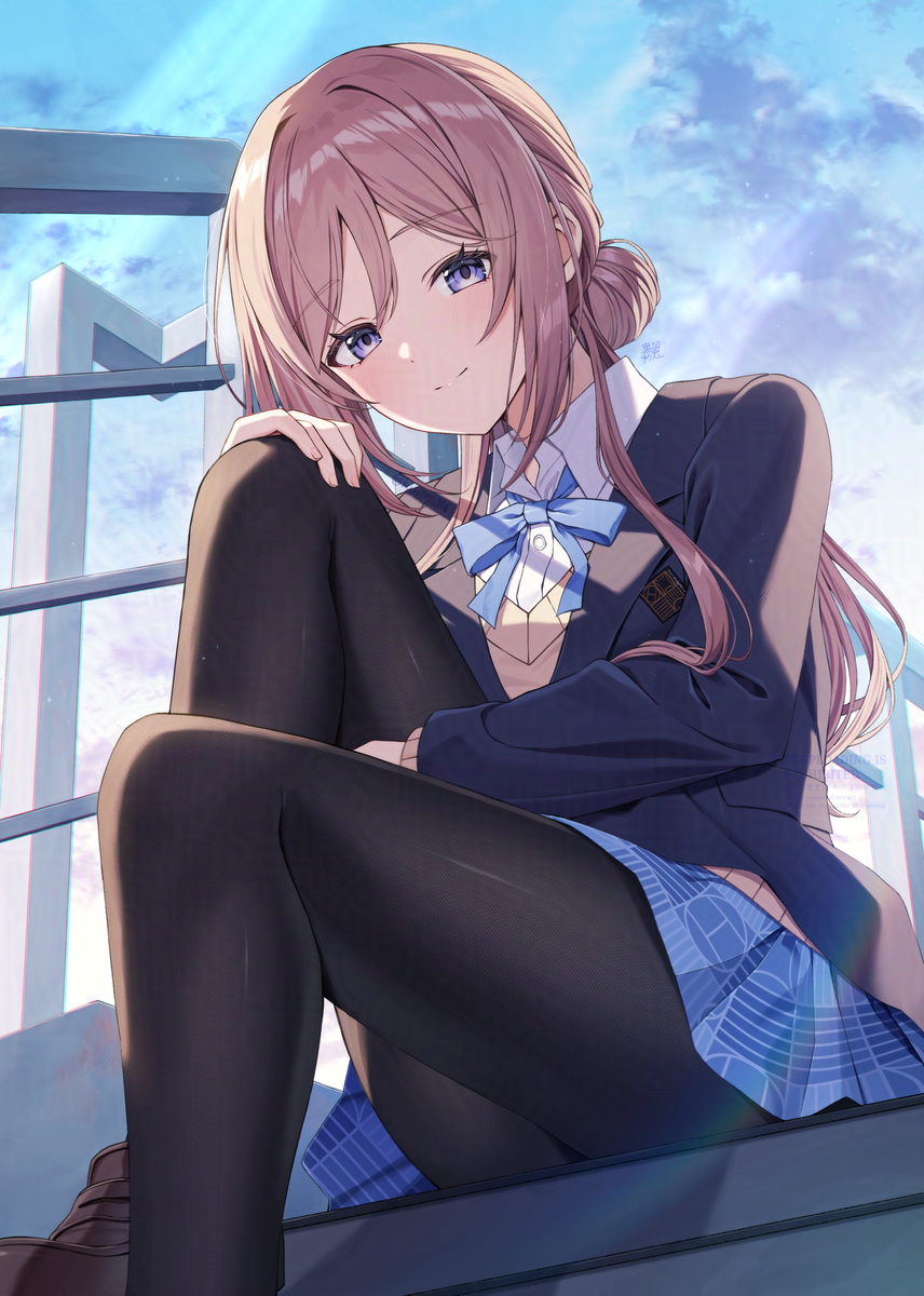 This is a pixiv picture whose title is ふたりだけの場所.