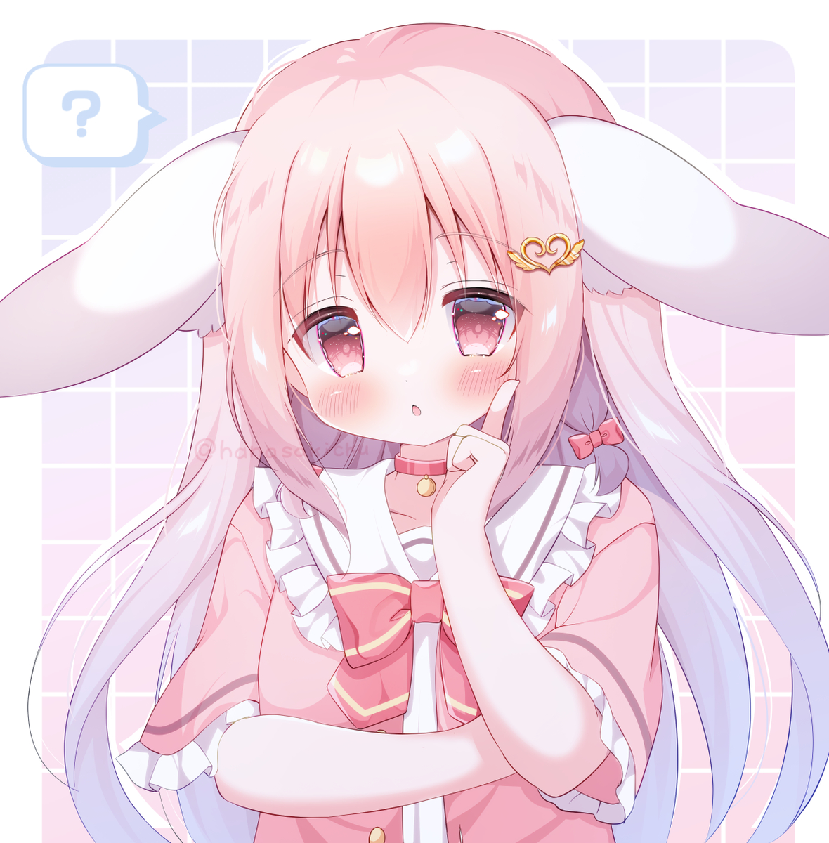 This is a pixiv picture whose title is 「･･･？」.