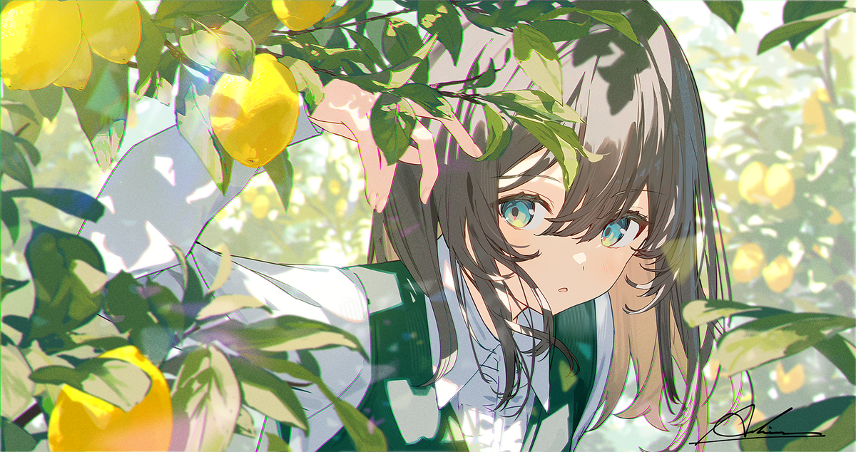 This is a pixiv picture whose title is レモン.