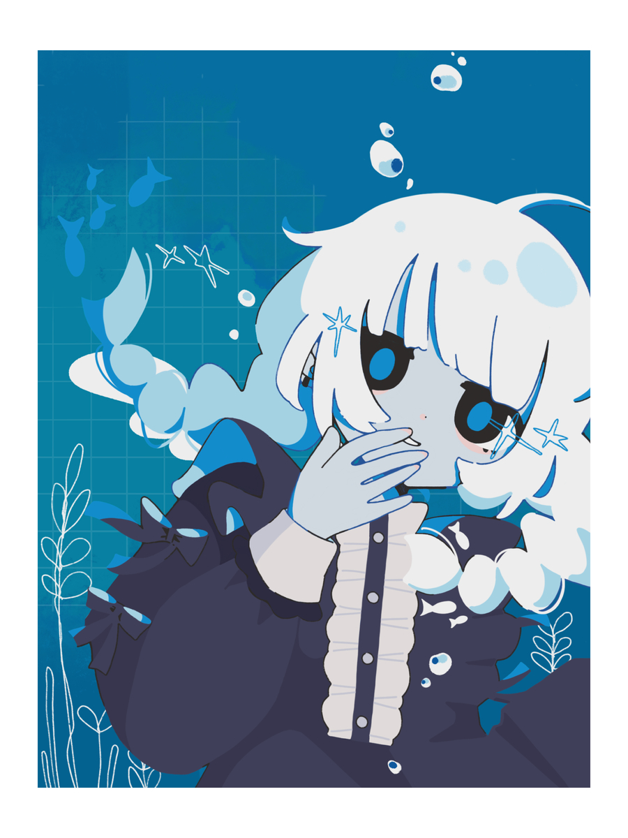 This is a pixiv picture whose title is 魚.