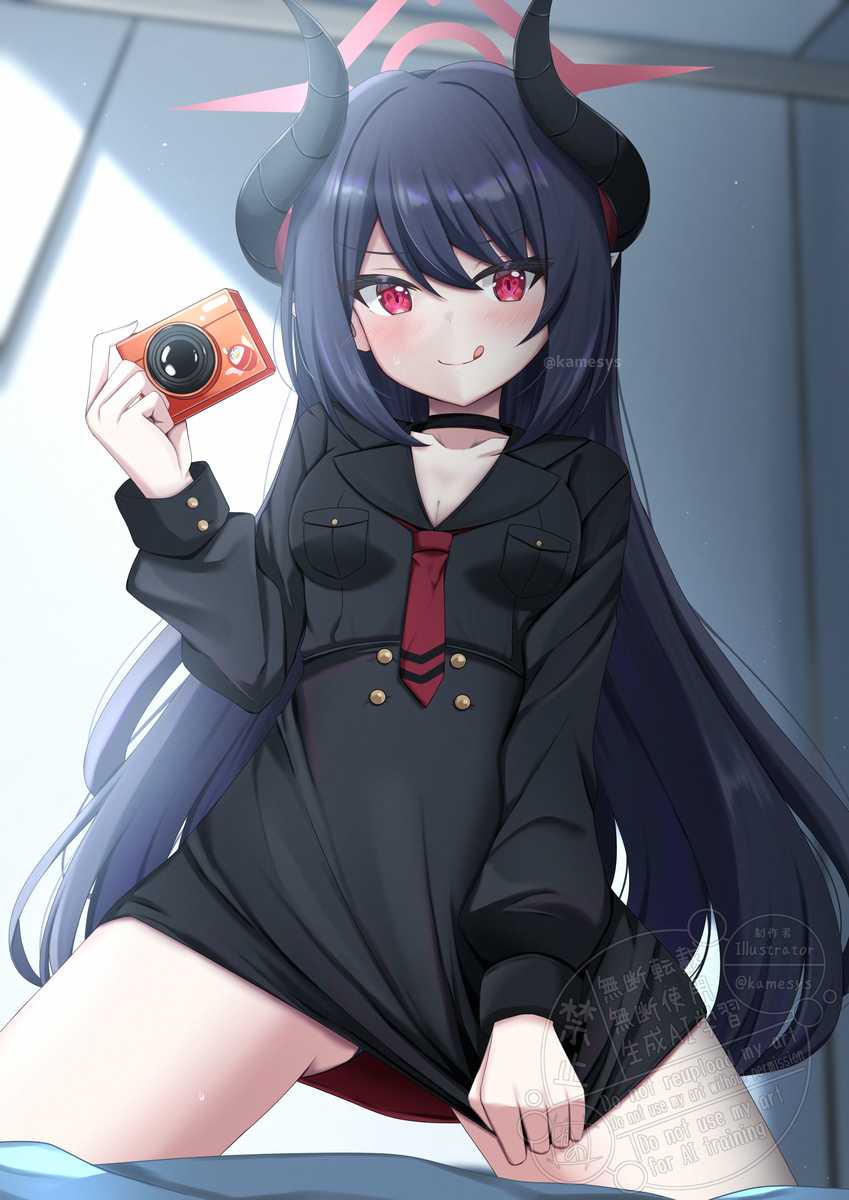 This is a pixiv picture whose title is チアキ...なにを...！.
