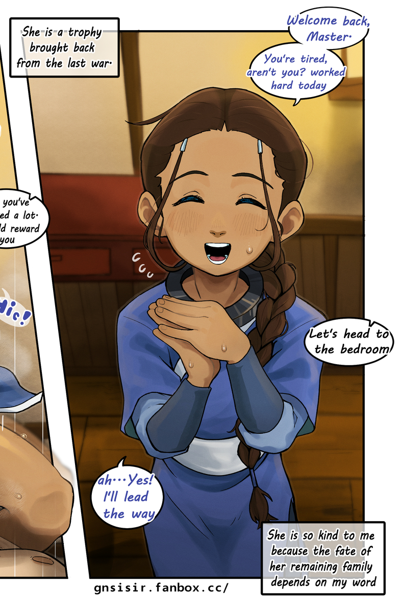 This is a pixiv picture whose title is Avatar - Defeated Katara2.