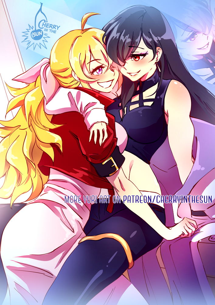 This is a pixiv picture whose title is Yang x Tifa.