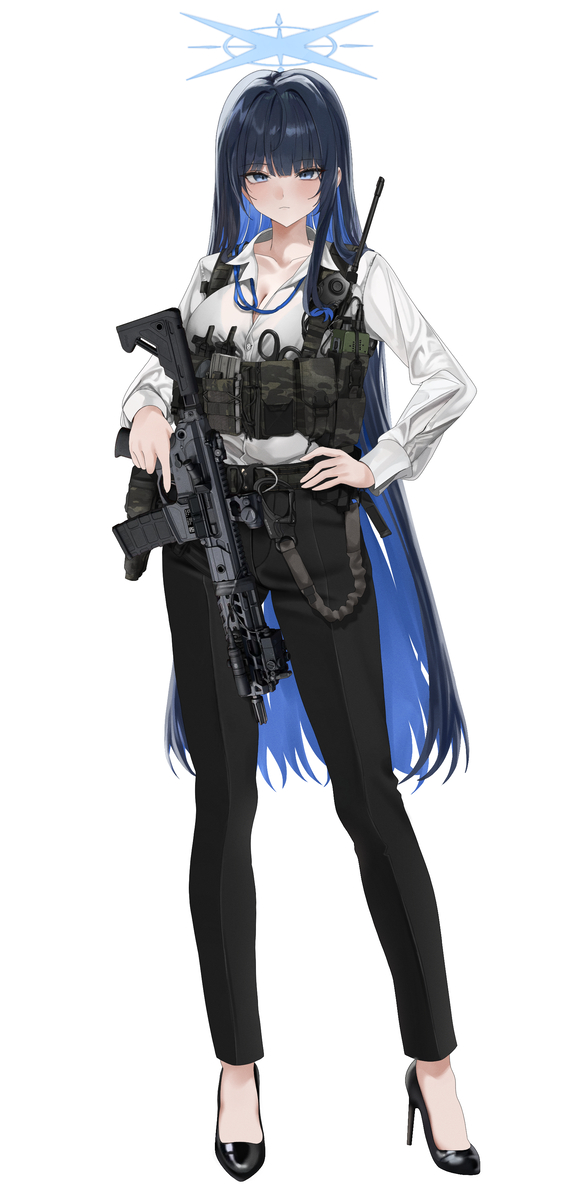 This is a pixiv picture whose title is サオリ🔫.