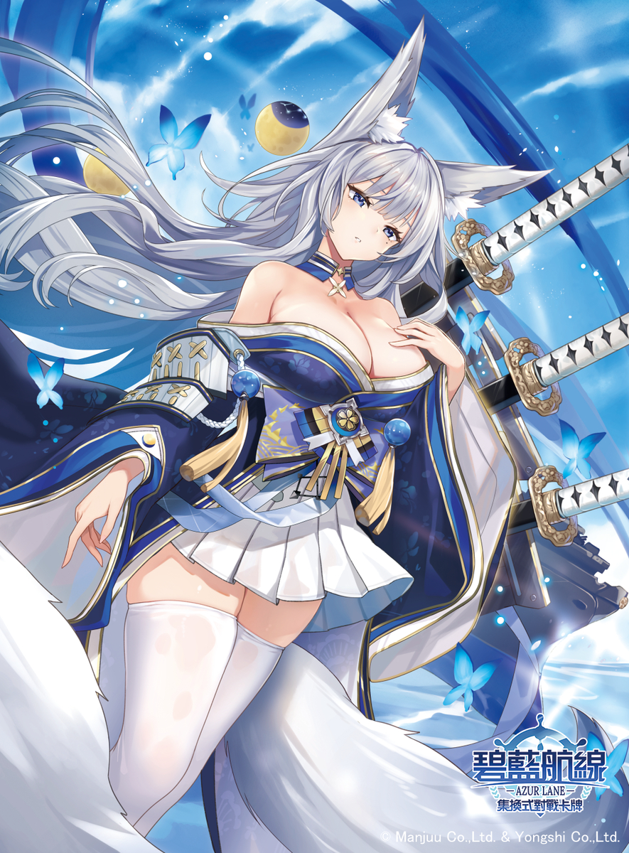 This is a pixiv picture whose title is アズレンTCG：信濃.