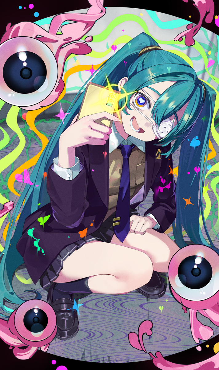 This is a pixiv picture whose title is MONITORING.