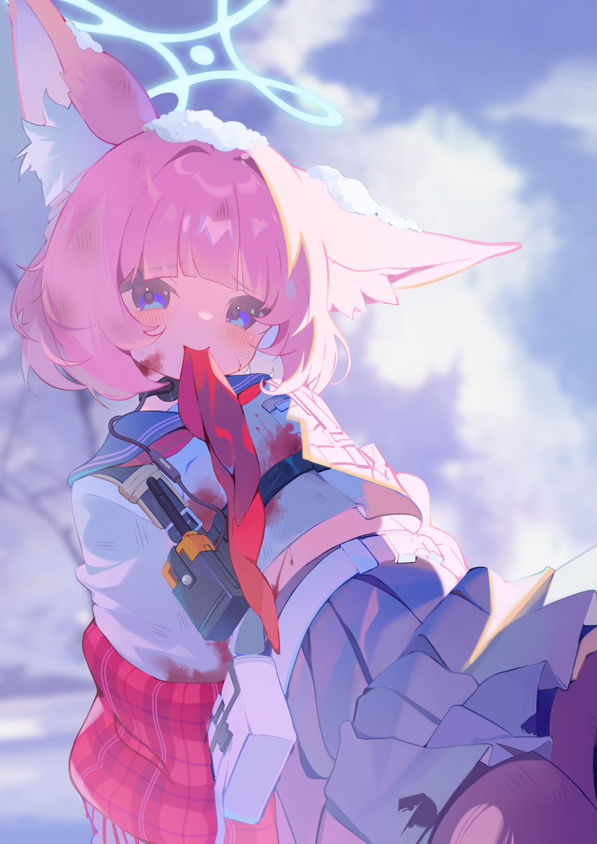 This is a pixiv picture whose title is 雪ニコ改.
