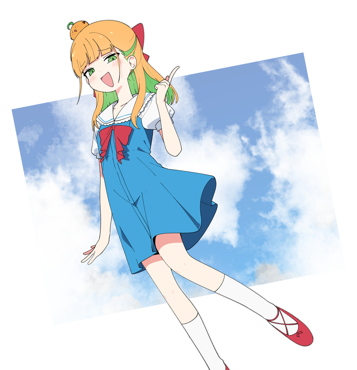This is a pixiv picture whose title is mikan.