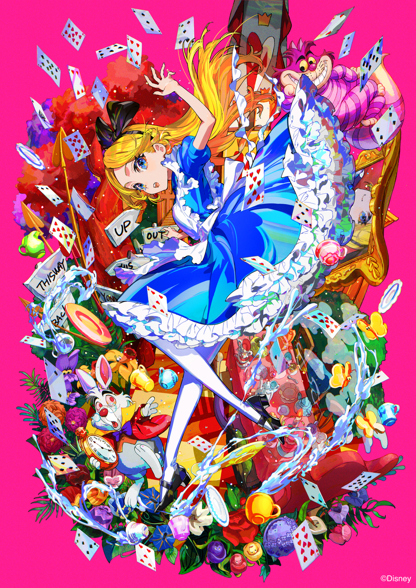 This is a pixiv picture whose title is アリス・イン・ワンダーランド.