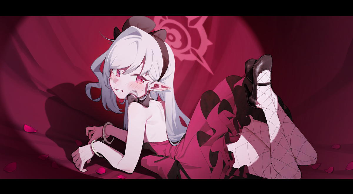 This is a pixiv picture whose title is 逮捕睦月.